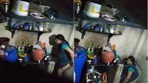 Desi Bhabhi Bathing and Wearing Cloths