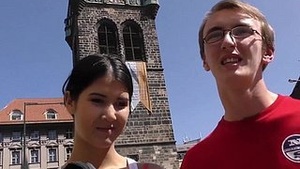 Young cuckold watches even so his spectacular GF Madelina Dee makes money