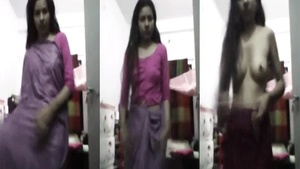 Bengali girl strip tease video