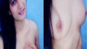 Cute Desi indian Girl Showing Boobs