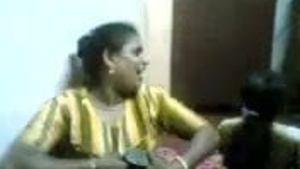 The maid showing her tits