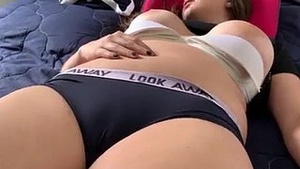 Swelltering Bloke wants there to be able to transfer her naked band to be carried over for a long time B long time she sleeps in the sky carried over to Wainscot