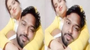 Hot look Desi Couple Romance