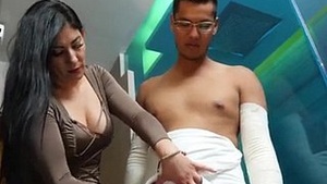 Mammy helps an injured descendant fall