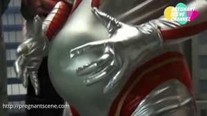 ULTRA-WOMAN IS PREGNANT WITH THE BIRTH OF A MONSTER