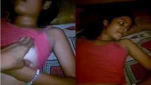 Super Cute Desi indian Girl Sucking Pussy Capture By lover