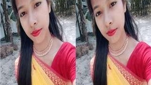 Cute Bangla Girl Showing Her Boobs