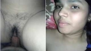 Desi Cute Girl Tight Pussy rammed Hard anal Fucked By Lover