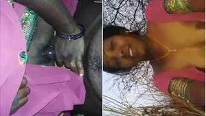 Exclusive Desi Bhabhi Outdoor Blowjob and Ridding Customer Dick