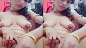 Exclusive Super Sexy Desi indian Girl Fingering Selfie For Lover
