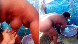 Sexy Wife Bathing Capture By Hubby