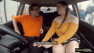 Fat girls Estella Batory fucked the instructor