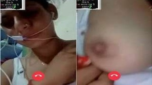 Sexy Girl Showing Boobs On Video Call