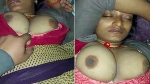 Desi Bhabhi Boobs pressing and Fucking