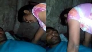 Desi indian Girl Ridding Lover Dick