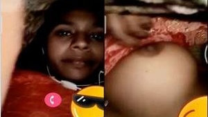 Village Girl Showing Boobs In Video Call