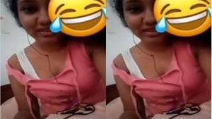 Cute Girl Showing Boobs On Video Call