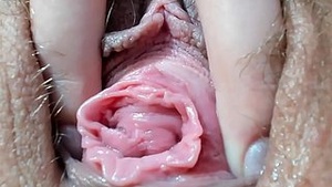 Hairy teenage pussy ID close-up