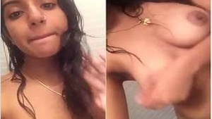 Cute Girl Nude Selfie Video