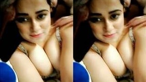 Sexy Girl Boob Pressing By Lover