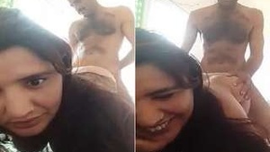 Exclusive Desi Bhabhi EnjoyiNg Doggy Style each other With black Lover