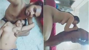 Desi Lover Romance and Blowjob