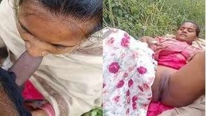 Desi Lover Blowjob Outdoor Fucking