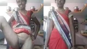 Telugu Bhabhi Showing her Nude Body and Masturbating