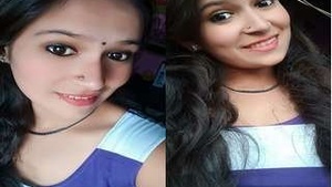 Horny Desi Girl Showing Boobs and Fingering