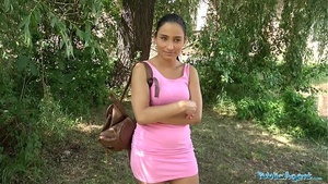 Lakeshore lust public agent with hot sexy student