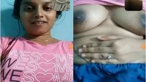 Cute Girl Showing Her Boobs