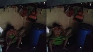 Desi Bhabhi Bathing and Wearing Cloths