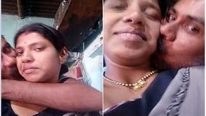 Exclusive Desi Couple Romance and Hubby Pressing Wife Brest