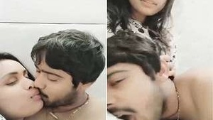 Desi lover Romance and Kissing