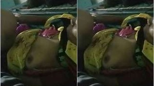 Desi Bhabhi Boobs porn Video Record By Hubby