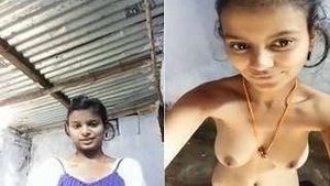 Cute indian Girl Record Her Nude Video