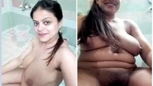 Exclusive Sexy Girl Showing Boobs and Wet Pussy to Lover