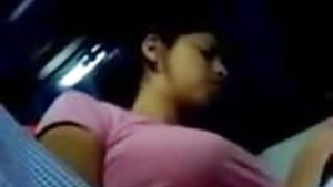 PREX bouncing boobs on a motor coach