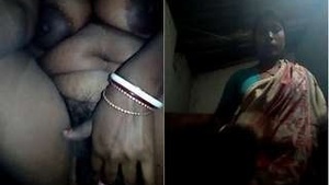 Horny Village Bhabhi Showing Her Boobs and Fingerring