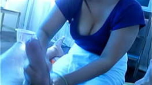 Asian masseuse jerk me off for big load!