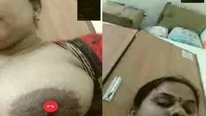 Hot Telugu Bhabhi Showing Her Big Boobs