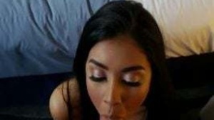 Hot UK NRI Babe a hot Blowjob Before Riding Cowgirl