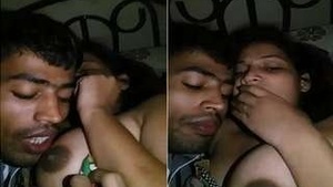 Exclusive Sexy Girl Boob Sucking By Lover