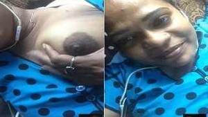 Desi Wife Showing Boobs to Lover On Video Call