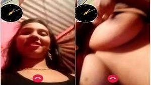 Cute indian Girl Showing Her Boobs Pussy On Video Call
