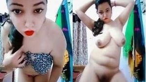Horny indian Girl Record Her Nude Video For Lover