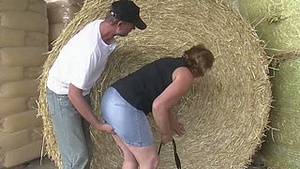 A naughty agrarian baits a big adult lady in regards to glasses and fucks his way in regards to the troupe