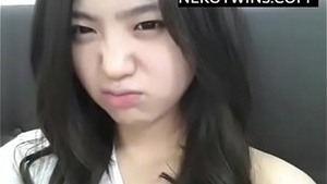 Korean girl masturbating in the shower