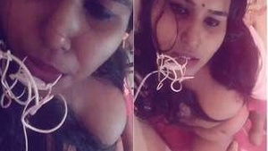 Exclusive Super Cute alone Girl Showing Her Boobs on Video Call