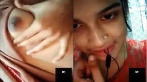 Cute Bangla Girl Shows Boobs